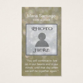 メモリアルカード |ゴールデングリッター