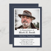 メモリアルカード サンキューカード (正面/裏面)