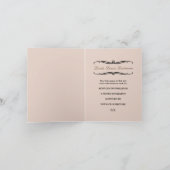 メモリアルカード:シルエット夜 カード (内部)