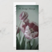 メモリアルカード「チューリップ」 (正面/裏面)