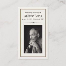 メモリアルカード 名刺