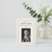 メモリアルカード 名刺 (スタンド正面)