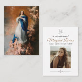 メモリアルカード 名刺 (正面/裏面)