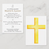 メモリアルカード 名刺 (正面/裏面)