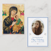 メモリアルカード 名刺 (正面/裏面)