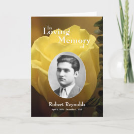 メモリアルカード 案内状