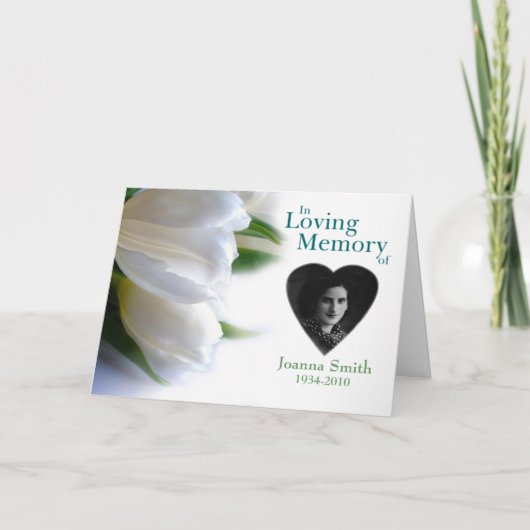 メモリアルカード 案内状 (正面)