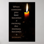 メモリアルキャンドル ポスター (正面)