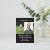 メモリアルキープサクランボーリング 名刺 (スタンド正面)