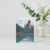 メモリアルキープサケウィルダネレイクカヌー 名刺 (スタンド正面)