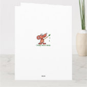 メモリアルキープサケレイク魚釣りローイングボート サンキューカード (裏面)