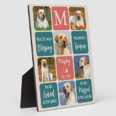 メモリアルギフト 犬 思い出の品 写真6枚入り 過去を懐かしむ レトロカラー ペットロス フォトプラーク (側面)