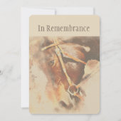 メモリアルクラシックサービス水彩馬 招待状 (正面)