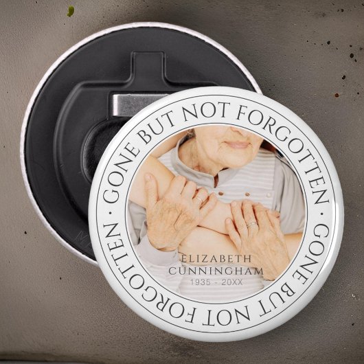 メモリアルクラシック引用文エレガントシック写真記念 栓抜き