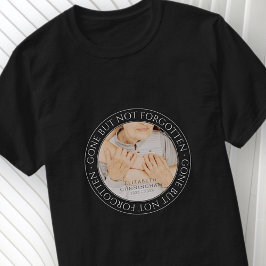 メモリアルクラシック引用文エレガントシック写真記念 Tシャツ