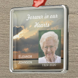 メモリアルクリスマスオーナメントサンセット（写真あり） メタルオーナメント