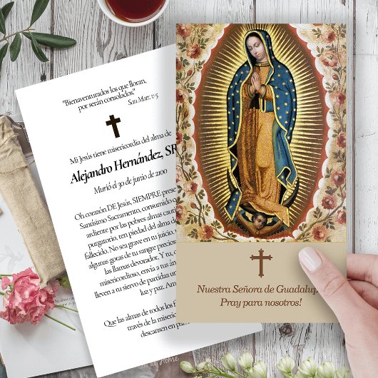 メモリアルグアダルーペスペインの祈りの言葉共感表