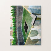 メモリアルグラウンドゼロニューヨーク。クリスマスの挨拶 ジグソーパズル (縦)