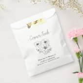 メモリアルコスモス種葬式 フェイバーバッグ (封をした状態)