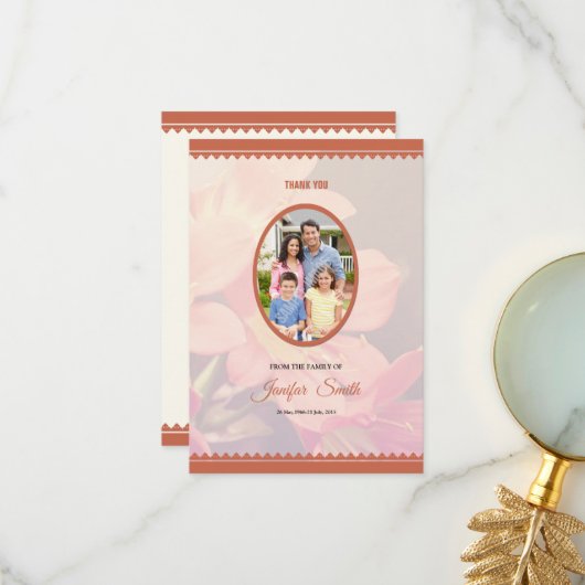 メモリアルサンキューカード サンキューカード (正面/裏面インサイチュ)