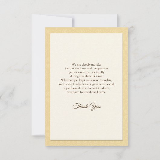 メモリアルサンキューカード 招待状 (裏面)