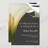 メモリアルサービスのお知らせ 招待状 (正面/裏面)