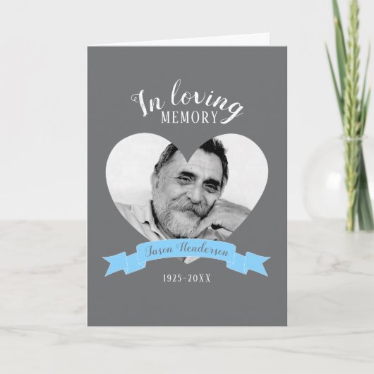 メモリアルサービスのフォトブルーリボンプログラム プログラム (正面)