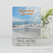 メモリアルサービスの招待ビーチ 招待状 (スタンド正面)