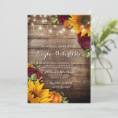 メモリアルサービスサンフラワー&バラ死 招待状 (スタンド正面)