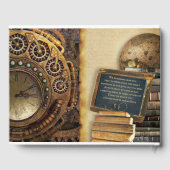 メモリアルサービススチームパンクギアタイムマシン写真 ゲストブック (裏面)