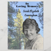 メモリアルサービスパインツリー写真 プログラム (正面)