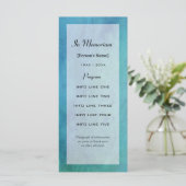 メモリアルサービスプログラムカード プログラム (スタンド正面)