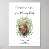 メモリアルサービス共有ブックポスターを貼って下さい ポスター (正面)