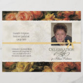 メモリアルサービス印象派コーラルイエローローズ2 (正面)