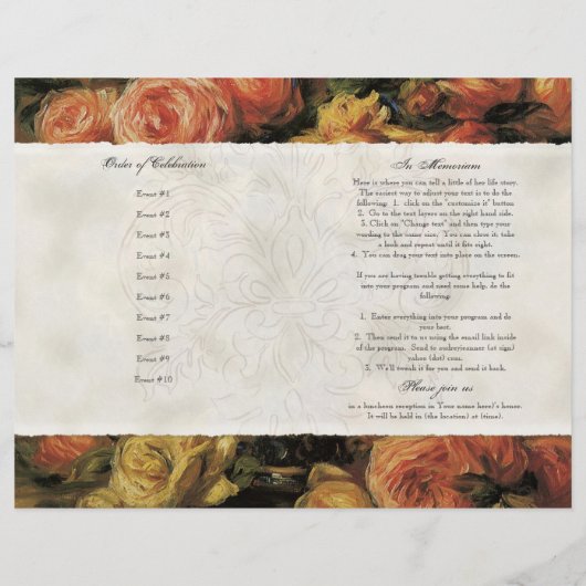 メモリアルサービス印象派コーラルイエローローズ2 (裏面)