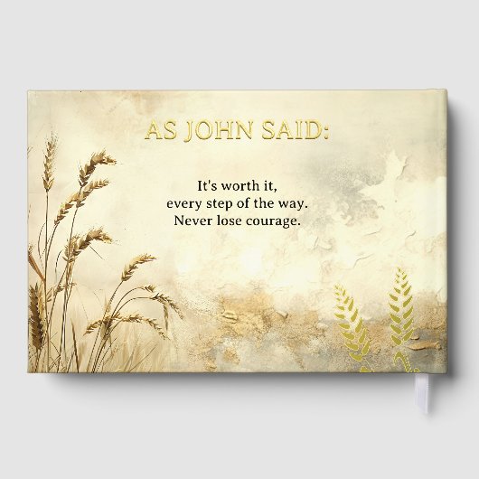 メモリアルサービス国フォトフォイル実在ー ゲストブック (裏面)