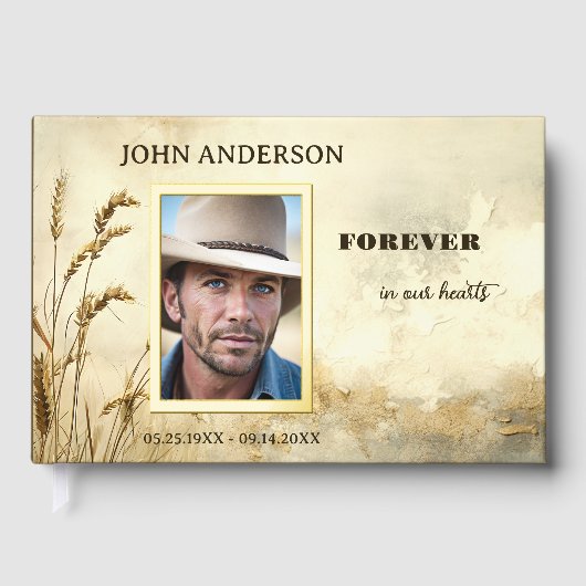 メモリアルサービス国フォトフォイル実在ー ゲストブック (正面)