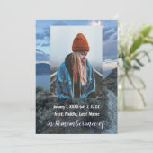 メモリアルサービス招待状シー海レイクウェーブズ 招待状 (スタンド正面)