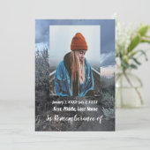 メモリアルサービス招待状デザートマウンテントレイルウォーク 招待状 (スタンド正面)