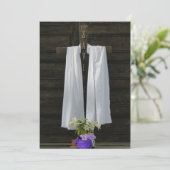 メモリアルサービス招待状ドレープドクロス 招待状 (スタンド正面)