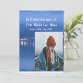 メモリアルサービス招待状ドーンレイクモーニングトラフィック 招待状 (スタンド正面)