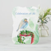 メモリアルサービス招待状ヨーロッパロビンバード 招待状 (スタンド正面)