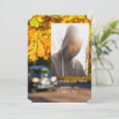 メモリアルサービス招待状紅葉カーロード 招待状 (スタンド正面)