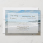 メモリアルサービス招待状 招待状 (正面)