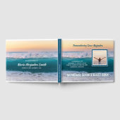 メモリアルサービス海の海波あなたの写真を追加 ゲストブック (全面)