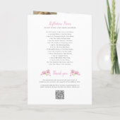 メモリアルサービス蘭クロス水カラー写真 プログラム (裏面)