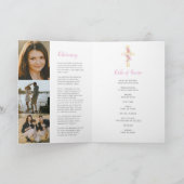 メモリアルサービス蘭クロス水カラー写真 プログラム (内部)