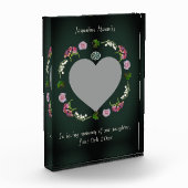 メモリアルサービス,写真ハートの愛の記憶 フォトブロック (左)