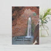 メモリアルサービス、滝、南西レッドロック 招待状 (スタンド正面)