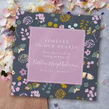 メモリアルシードパケットワイルドフラワー蝶